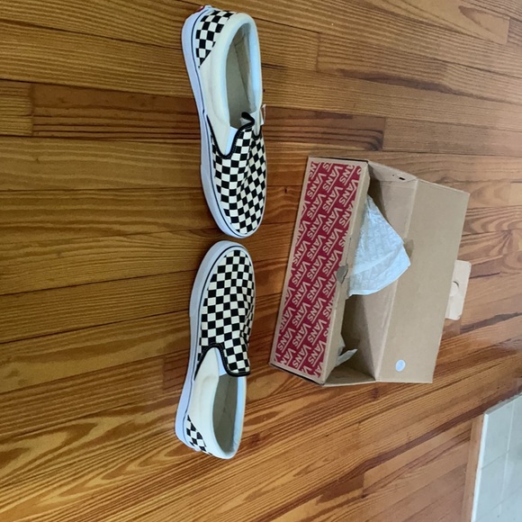 Brand New Black/White Checkered Board Vans